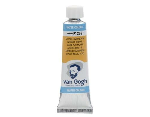 Van Gogh Aquarellfarbe Einzelfarbe Tube 269 10 ml, Farbe Azogelb M, Halbdeckend