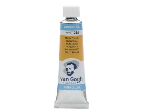Van Gogh Aquarellfarbe Einzelfarbe Tube 244 10 ml, Farbe Indischgelb, Transparent