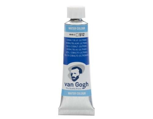 Van Gogh Aquarellfarbe Einzelfarbe Tube 512 10 ml, Farbe Kobaltblau, Transparent