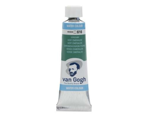 Van Gogh Aquarellfarbe Einzelfarbe Tube 616 10 ml, Farbe Chromoxidgrün, Transparent