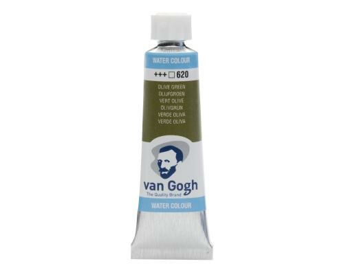 Van Gogh Aquarellfarbe Einzelfarbe Tube 620 10 ml, Farbe Olivgrün, Transparent