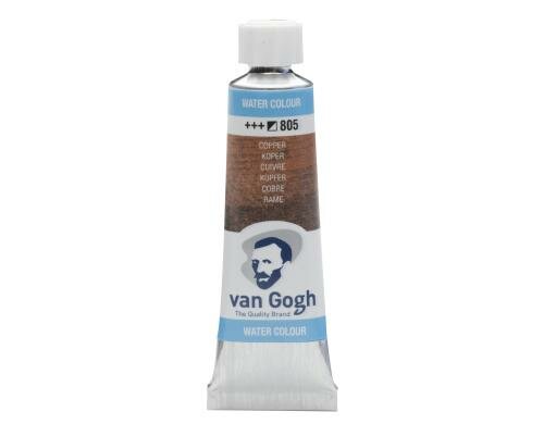 Van Gogh Aquarellfarbe Einzelfarbe Tube 805 10 ml, Farbe Kupfer, Halbdeckend