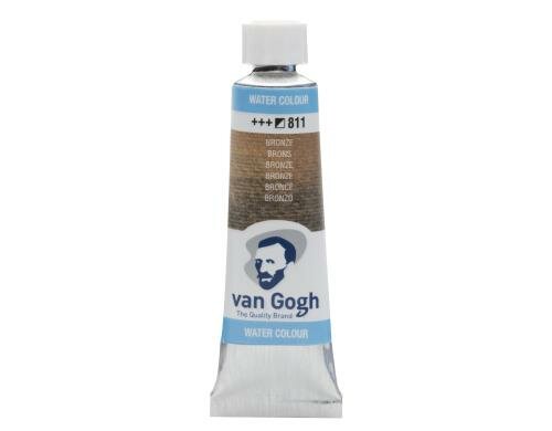 Van Gogh Aquarellfarbe Einzelfarbe Tube 811 10 ml, Farbe Bronze, Halbdeckend