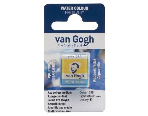 Van Gogh Aquarellfarbe Einzelfarbe Napf 269 10 ml, Farbe Azogelb M, Halbdeckend