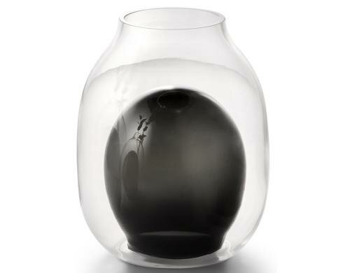 Philippi Vase Louisa L mundgeblasen,  H: 21m