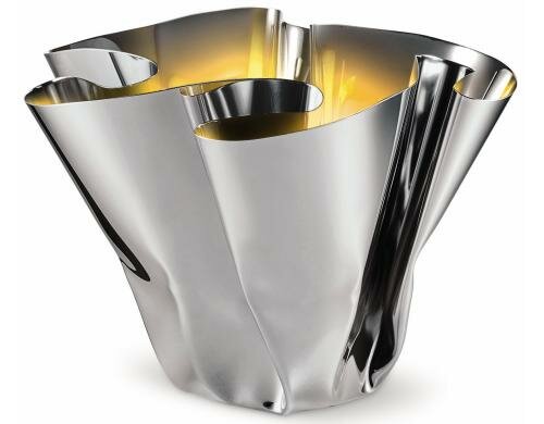 Philippi Windlicht Margeaux Edelstahl, hochglanzpoliert, 17cm