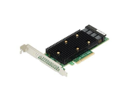 Broadcom 9400-16i: 8-Port HBA 4xSFF-8643, LP, PCI-Ex8 V3, SATA,SAS,NVME