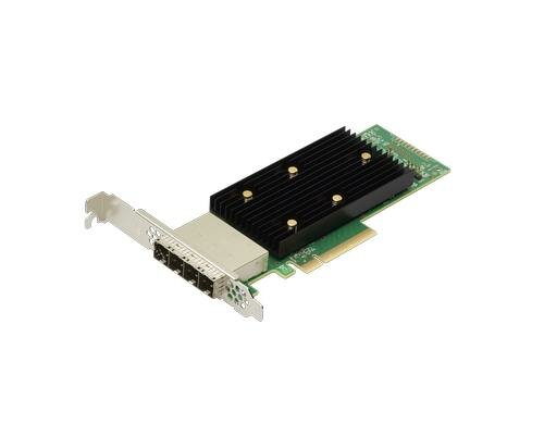 Broadcom 9400-16e: 8-Port HBA 4xSFF-8644, LP, PCI-Ex8 V3, SATA,SAS,NVME