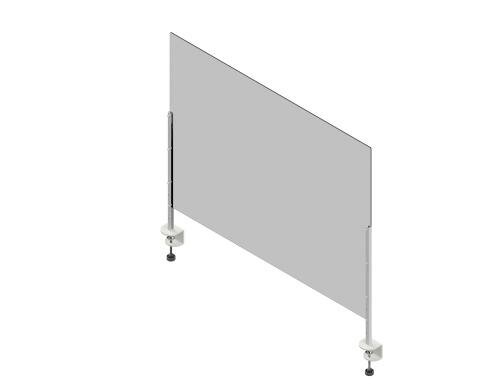 Edbak Proscreen 1 plexi mit Tischhalterung 50 x 75 x 0.4 cm