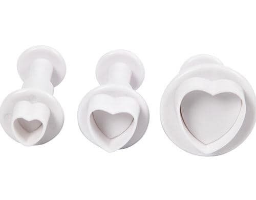 Creativ Company Ausstecher mit Stempelgriff 2 + 2.3 + 3 cm