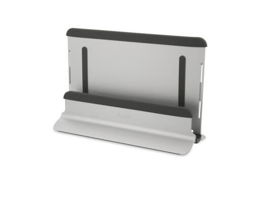 LMP vertikaler Notebook Halter Silver für Notebook 12 bis 16 Zoll, aus Aluminium