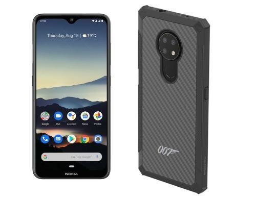Nokia 7.2 64GB Schwarz inkl. Cover inkl. Nokia 7.2 Case 007 edition