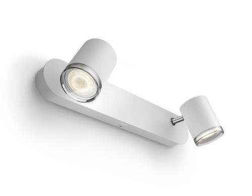 Philips Hue 2er Spot Adore WS DLC 2x 5.5W, 2x250lm, GU10, 2200-6500K, BT