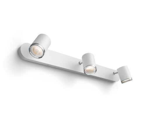 Philips Hue 3er Spot Adore WS DLC 3x 5.5W, 3x250lm, GU10, 2200-6500K, BT