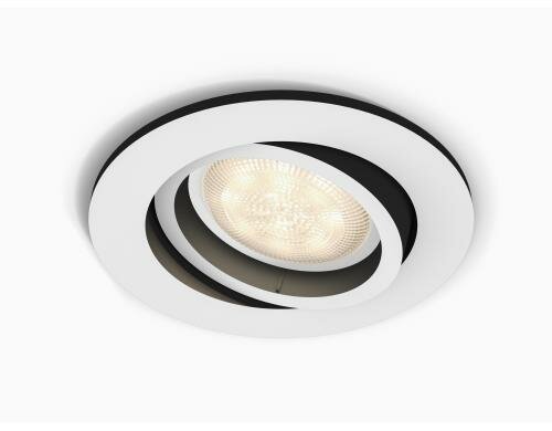 Philips Hue Einbauspot Milliskin WS DLC GU10, 5.5W, 350lm, BT