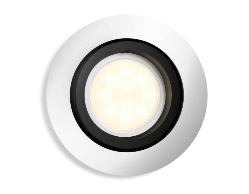 Philips Hue Einbauspot Milliskin SI DLC GU10, 5.5W, 350lm, BT