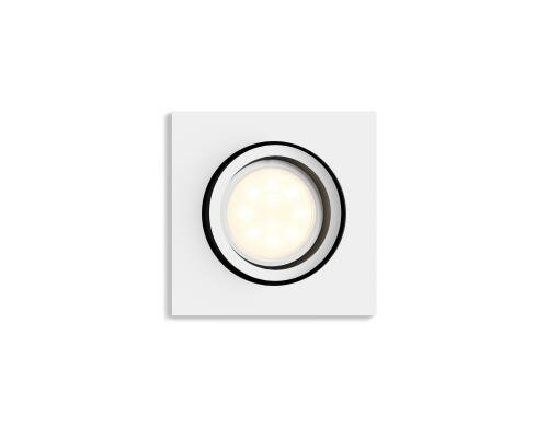 Philips Hue Einbauspot Milliskin WS DLC GU10, 5.5W, 350lm, BT