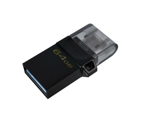 Kingston DT MicroDuo3 G2 USB3 64GB OTG USB3.2 Gen1, Typ A- und microUSB Anschluss