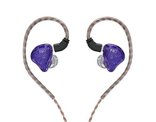 FiiO FH1S, In-Ear Ohrhörer mit 2 Treibern pro Kanal, Violet