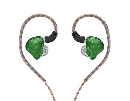 FiiO FH1S, In-Ear Ohrhörer mit 2 Treibern pro Kanal, Grün