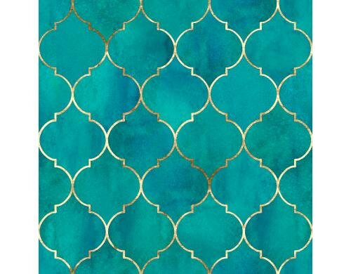 Paper + Design Servietten New Gold Tile 33x33 cm, 20 Stück