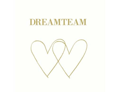 Paper + Design Servietten Dreamteam 33x33 cm, 20 Stück