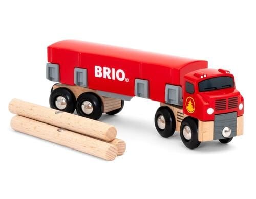 Brio Holztransporter mit Magnetladung