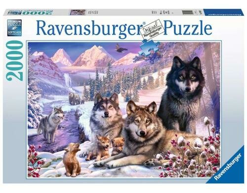 Puzzle Wölfe im Schnee 200 Teile