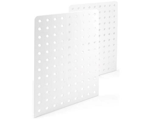 Trendform Buchstützen DOTS 2er Set weiss
