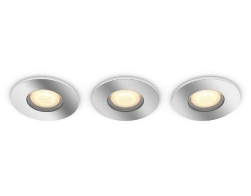Philips Hue Einbauspot Adore DLC 3x GU10, 3x 5.5W, 3x 350lm, 2200-6500K, BT
