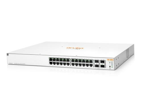 HP 1930-24G: 24 Port RJ45 1Gb Switch 4SFP+; inkl. PSU; PoE+ Cl. 4 195W