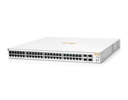 HP 1930-48G: 48 Port RJ45 1Gb Switch 4SFP+; inkl. PSU; PoE+ Cl. 4 370W