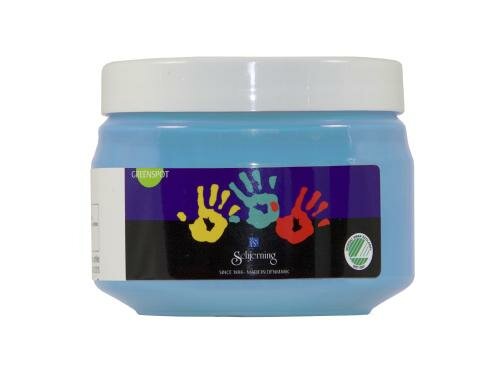Schjerning Fingerfarbe Hellblau 2631 Inhalt: 150ml, Farbe: Hellblau