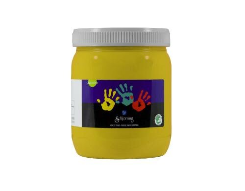 Schjerning Fingerfarbe Gelb 2608 Inhalt: 500ml, Farbe: Gelb