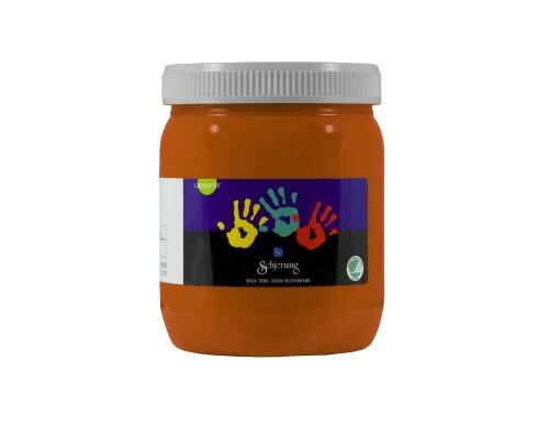Schjerning Fingerfarbe Orange 2610 Inhalt: 500ml, Farbe: Orange