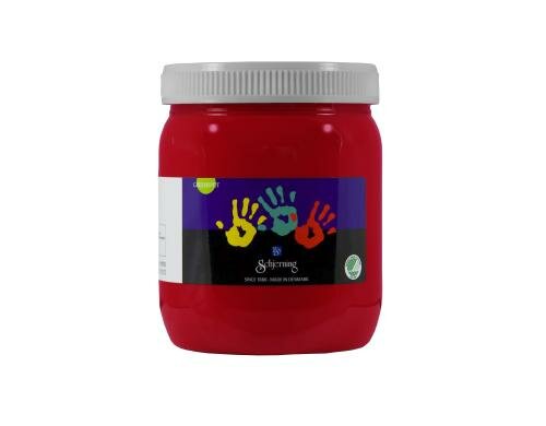 Schjerning Fingerfarbe Rot 2614 Inhalt: 500ml, Farbe: Rot