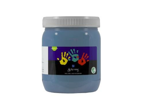 Schjerning Fingerfarbe Hellblau 2631 Inhalt: 500ml, Farbe: Hellblau