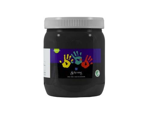 Schjerning Fingerfarbe Schwarz 2640 Inhalt: 500ml, Farbe: Schwarz