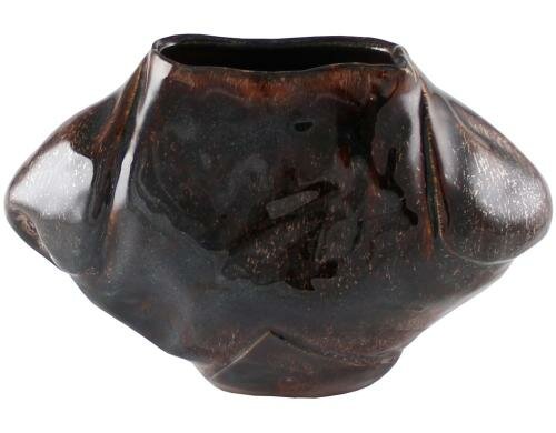 Kaheku Vase Tia braun 27x12x17.5cm