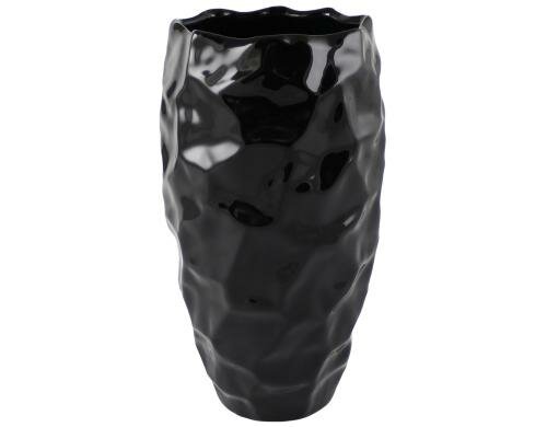 Kaheku Vase Bennet schwarz D:16.5cm, H: 30cm