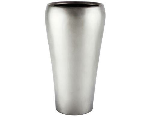 Kaheku Vase Amara D:17.5cm, H: 33cm, Edelstahl Optik