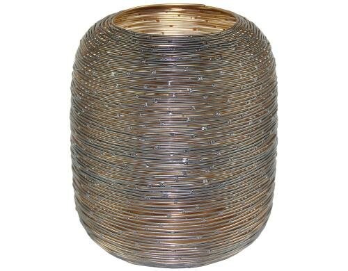 Kaheku Windlicht Barri silber D: 16cm, H: 17cm