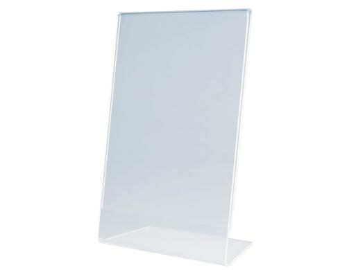Magnetoplan Tischaufsteller Acryl A4 schräg hoch