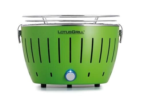 LotusGrill Tischgrill S, limettengrün 29 cm Grillfläche, mit USB