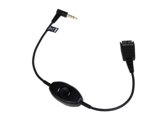 Jabra QD zu 3,5mm Klinke Adapter für Alcatel S-Serie