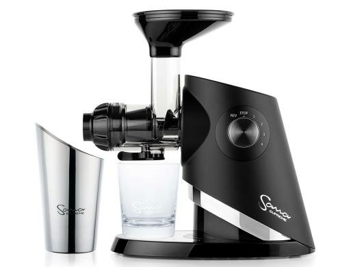 Sana by Omega Entsafter 727 schwarz 150W, BPA frei, 4 Stufen