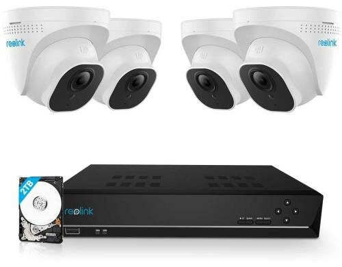 Reolink 8 Kanal UHD Überwachungssystem inkl. 4x 2MP Bullet Kamera