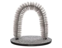 Trixie Massage- und Fellpflegebogen, Katze 36x33cm, grau