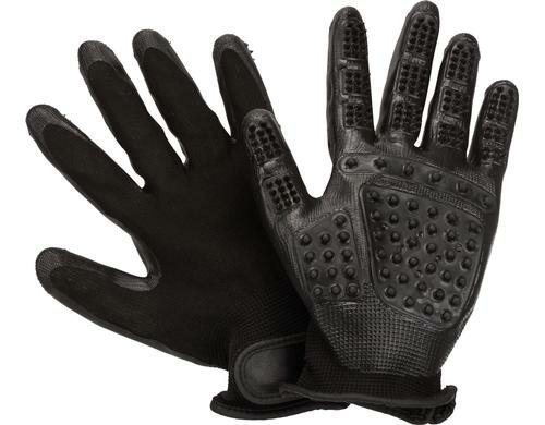 Trixie Fellpflege-Handschuhe, 1 Paar Nylon/Gummi, 16 × 23 cm, für Kurzhaar