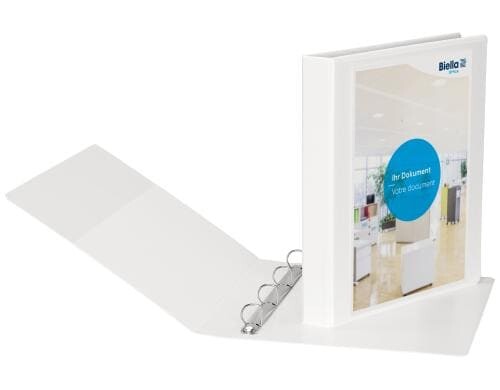 Biella Zeigebuch Creative PP XL 3.5 cm 4 Ring, weiss